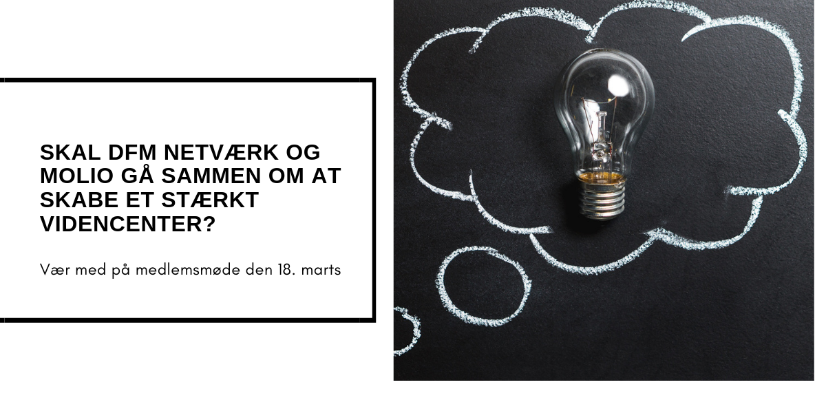 Skal DFM netværk og Molio gå sammen om at skabe et stærkt videncenter 